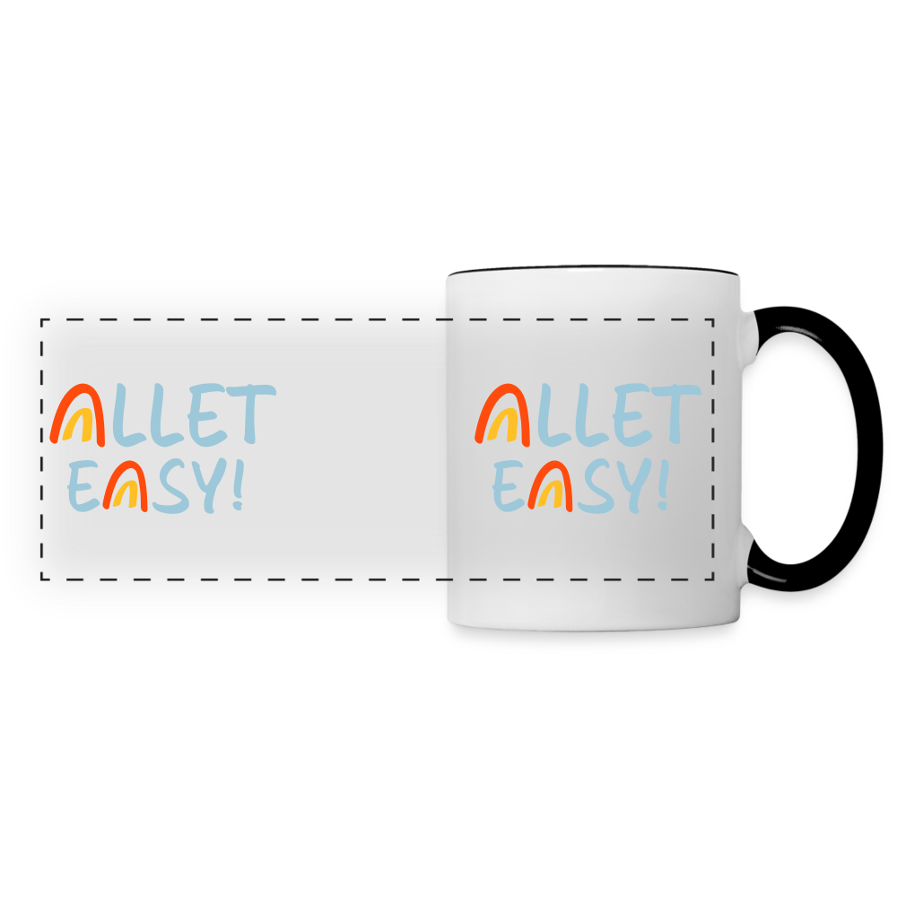 Allet Easy! - Tasse zweifarbig - Weiß/Schwarz