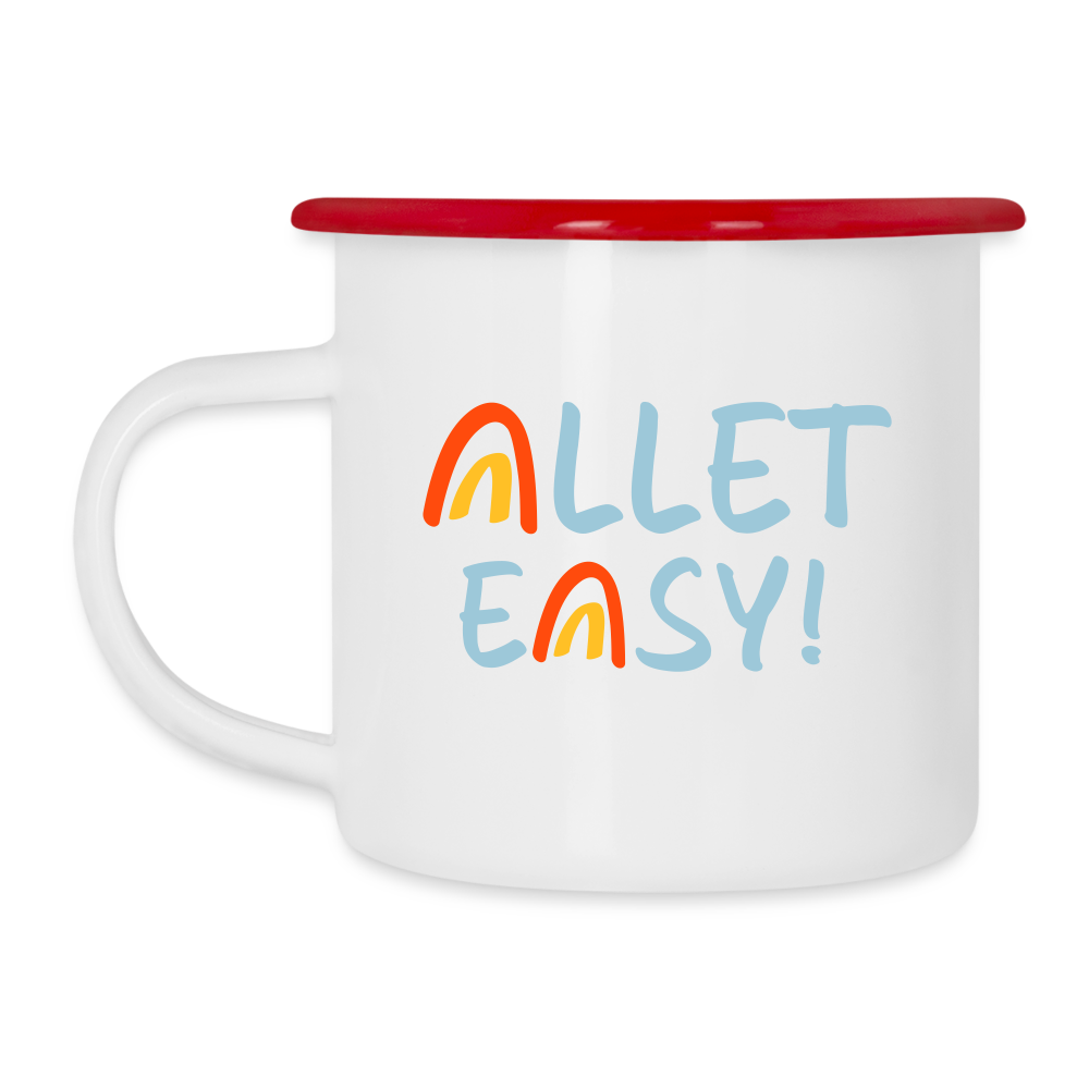 Allet Easy! - Emaille Tasse