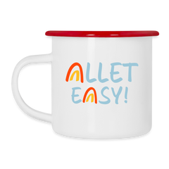 Allet Easy! - Emaille Tasse