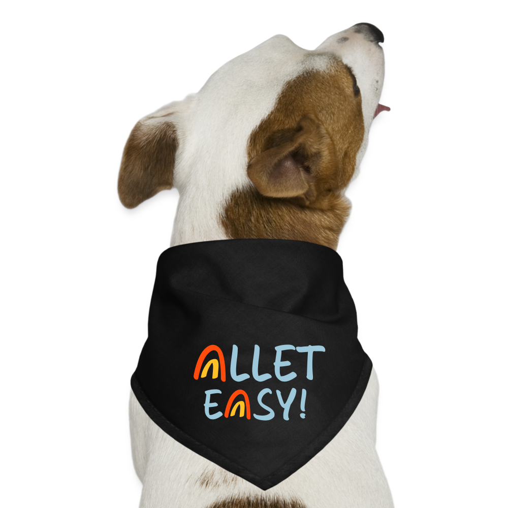 Allet Easy! - Hunde-Bandana - Schwarz