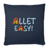 Allet Easy! - Sofakissen mit Füllung (45 x 45 cm) - Navy
