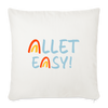 Allet Easy! - Sofakissen mit Füllung (45 x 45 cm) - Naturweiß