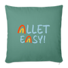 Allet Easy! - Sofakissen mit Füllung (45 x 45 cm) - Tanngrün