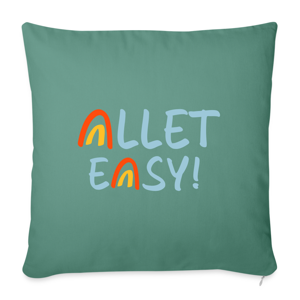 Allet Easy! - Sofakissen mit Füllung (45 x 45 cm) - Tanngrün