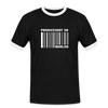 PRODUZIERT IN BERLIN - Männer Ringer T-Shirt - Schwarz/Weiß