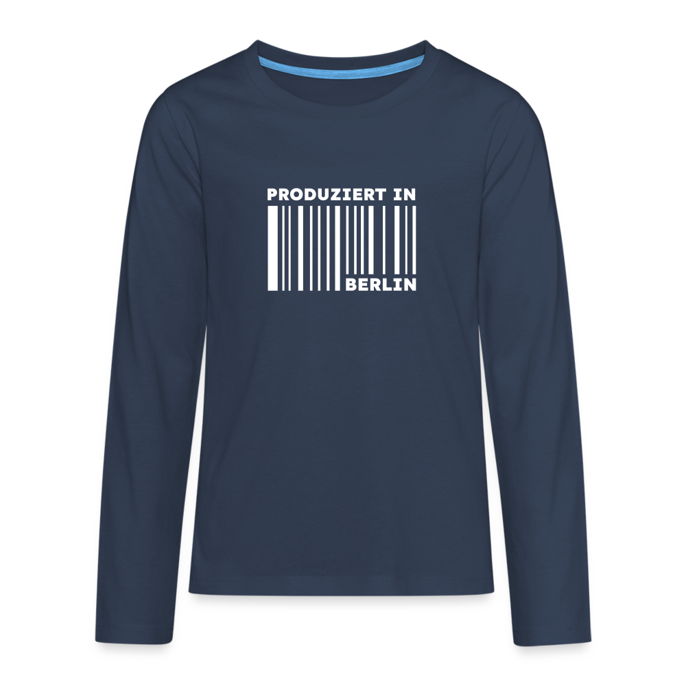 PRODUZIERT IN BERLIN - Teenager Langarmshirt - Navy