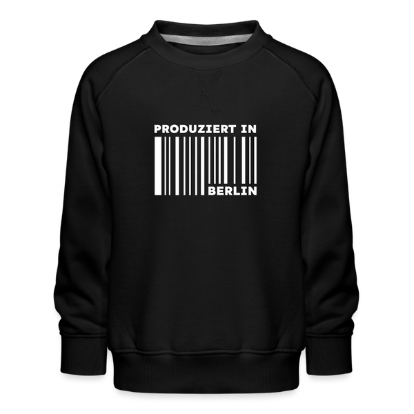 PRODUZIERT IN BERLIN - Kinder Premium Sweatshirt - Schwarz