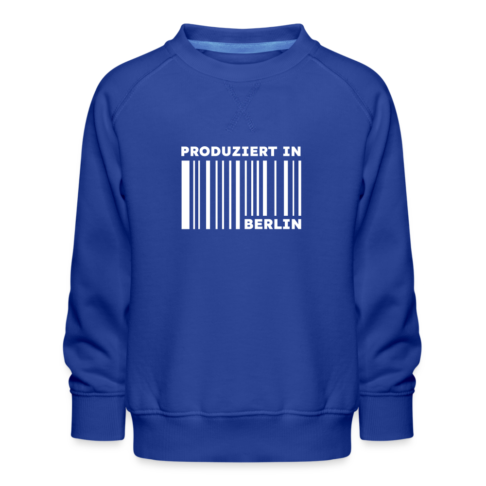 PRODUZIERT IN BERLIN - Kinder Premium Sweatshirt - Royalblau
