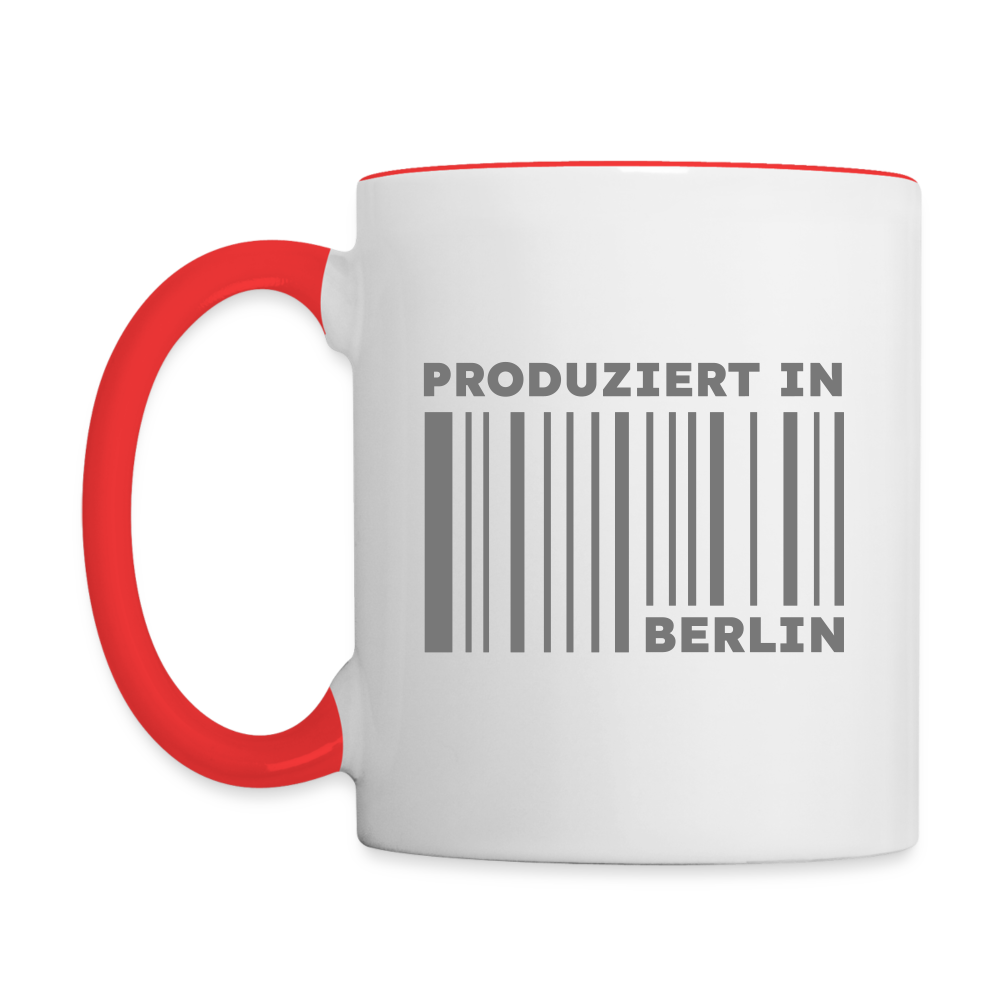 PRODUZIERT IN BERLIN - Tasse zweifarbig
