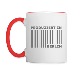PRODUZIERT IN BERLIN - Tasse zweifarbig