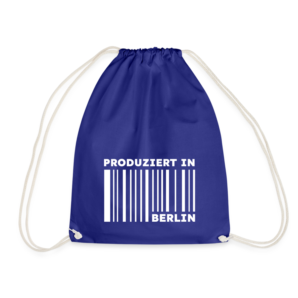 PRODUZIERT IN BERLIN - Turnbeutel - Königsblau