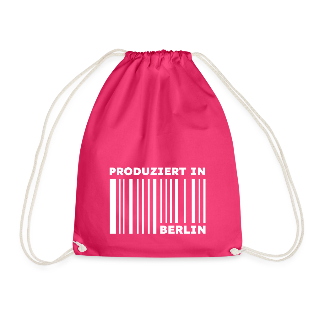 PRODUZIERT IN BERLIN - Turnbeutel - Fuchsia
