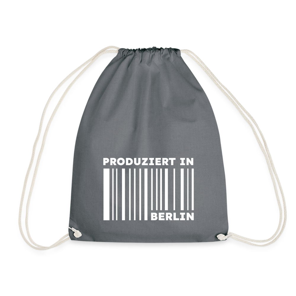 PRODUZIERT IN BERLIN - Turnbeutel - Grau