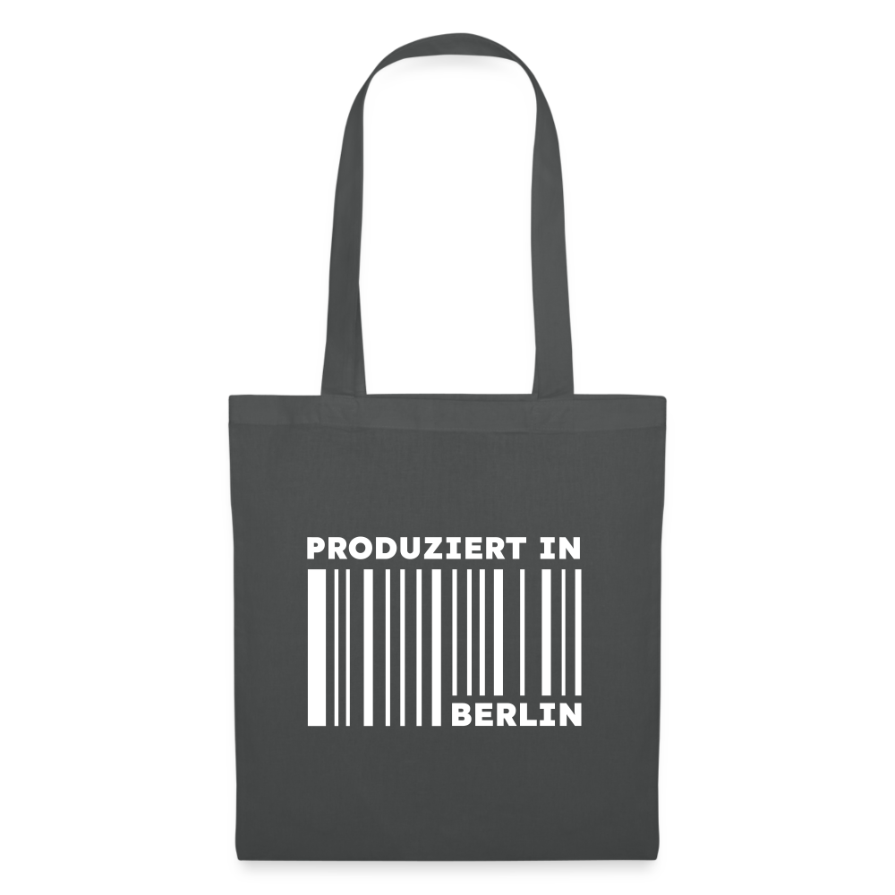 PRODUZIERT IN BERLIN - Stoffbeutel - Graphite