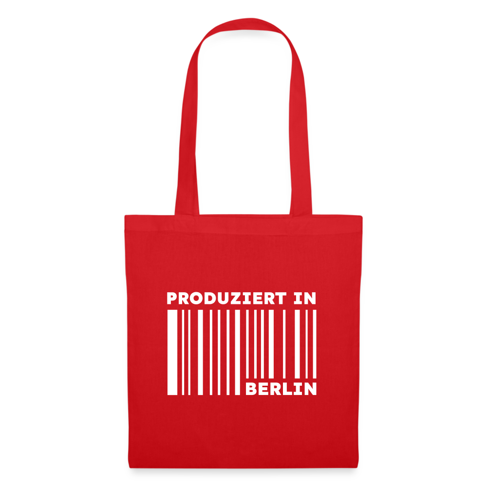 PRODUZIERT IN BERLIN - Stoffbeutel - Rot