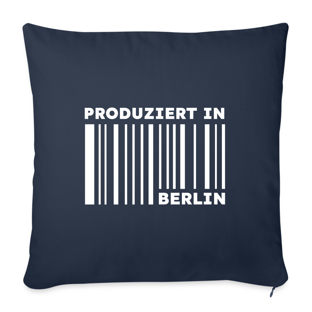 PRODUZIERT IN BERLIN - Sofakissen mit Füllung (45 x 45 cm) - Navy