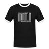 PRODUZIERT IN BRANDENBURG - Männer Ringer T-Shirt - Schwarz/Weiß