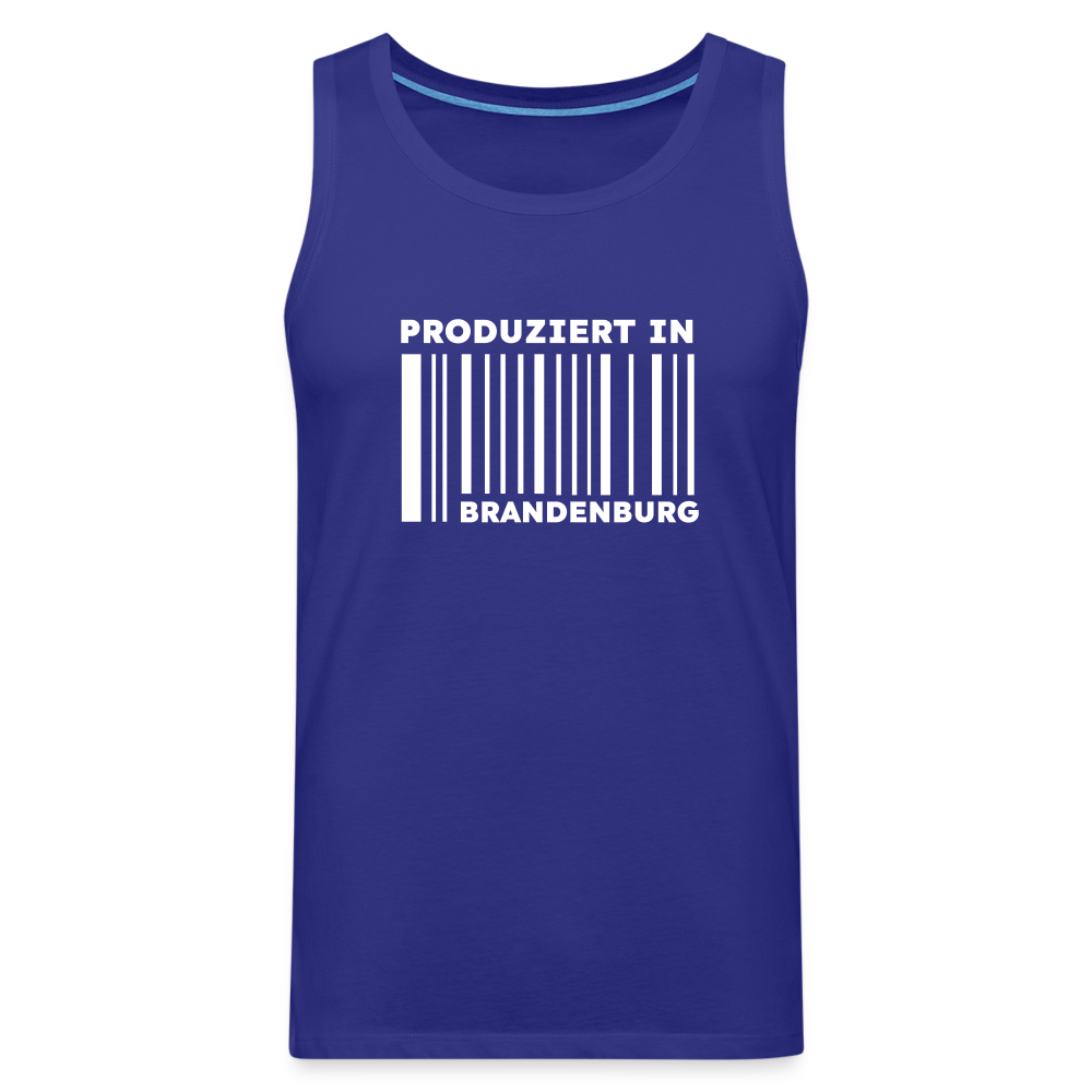 PRODUZIERT IN BRANDENBURG - Männer Premium Tank Top - Königsblau