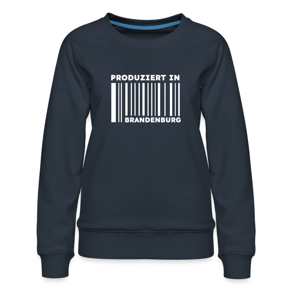 PRODUZIERT IN BRANDENBURG - Frauen Premium Sweatshirt - Navy