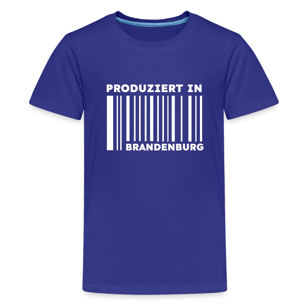PRODUZIERT IN BRANDENBURG - Teenager Premium T-Shirt - Königsblau