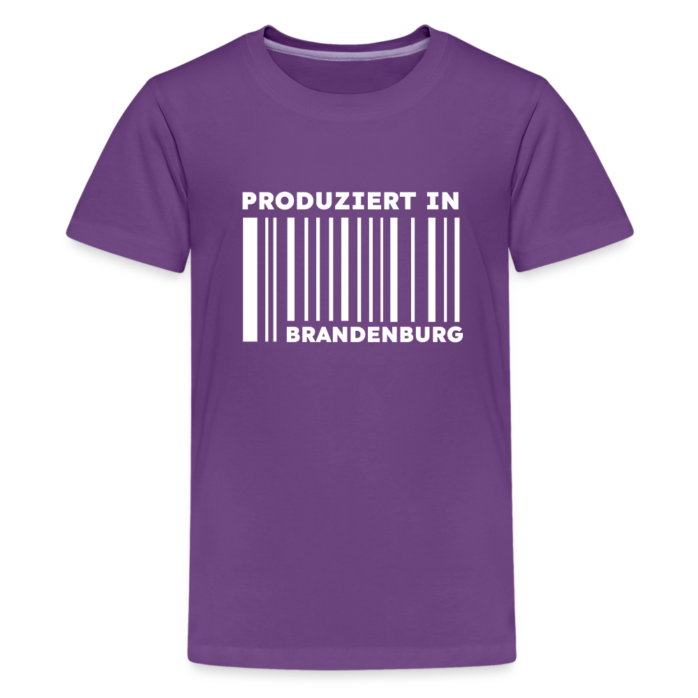 PRODUZIERT IN BRANDENBURG - Teenager Premium T-Shirt - Lila