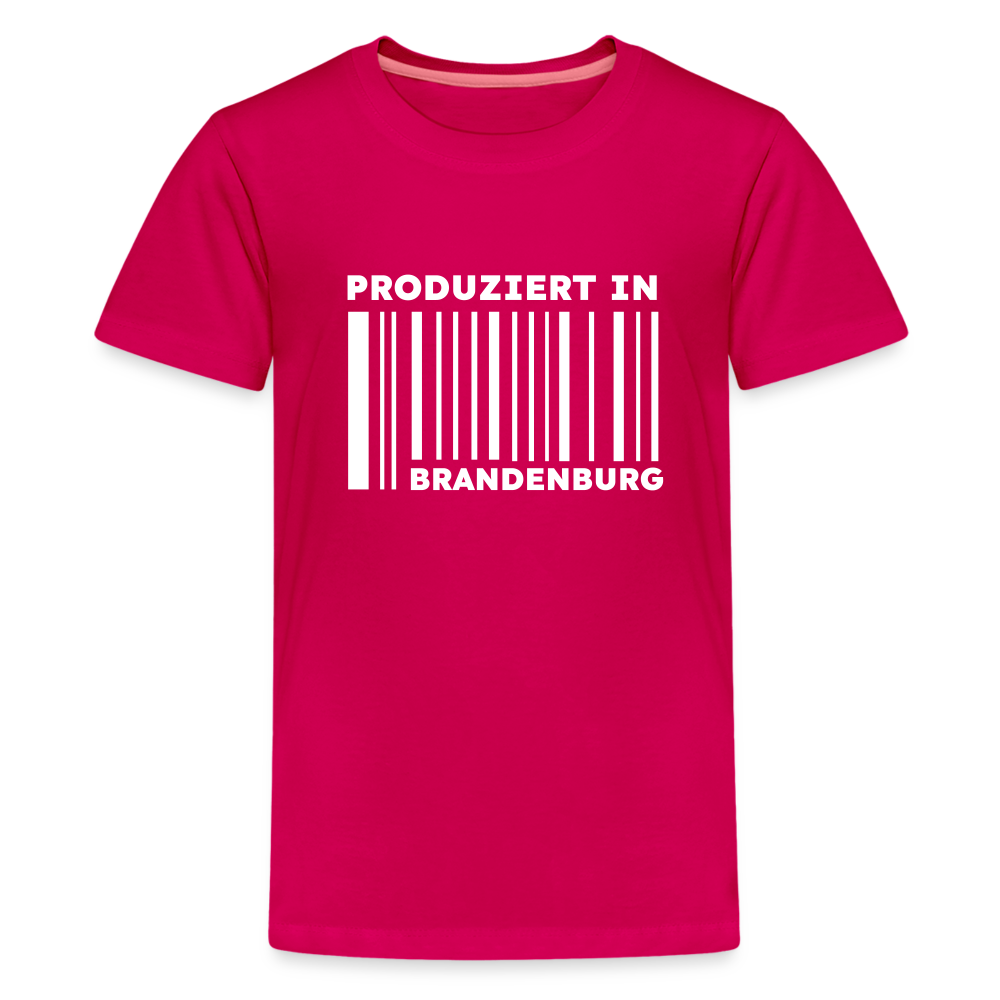 PRODUZIERT IN BRANDENBURG - Teenager Premium T-Shirt - dunkles Pink