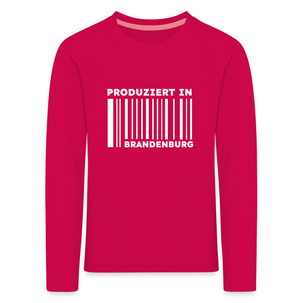 PRODUZIERT IN BRANDENBURG - Kinder Langarmshirt - dunkles Pink