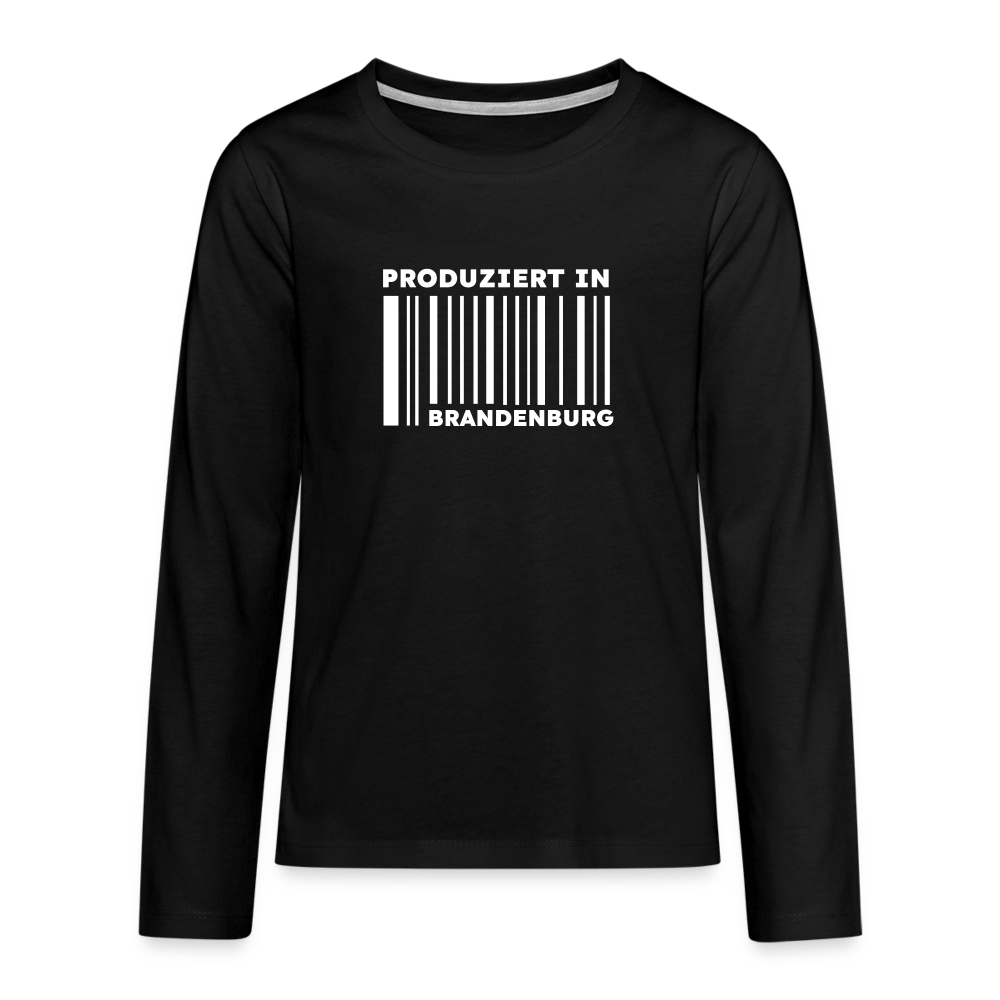 PRODUZIERT IN BRANDENBURG - Teenager Langarmshirt - Schwarz