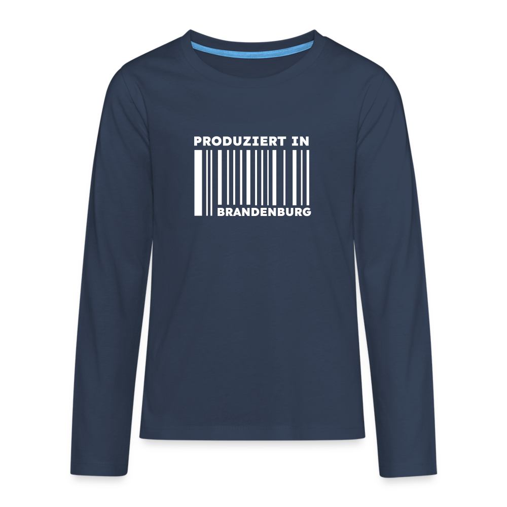 PRODUZIERT IN BRANDENBURG - Teenager Langarmshirt - Navy