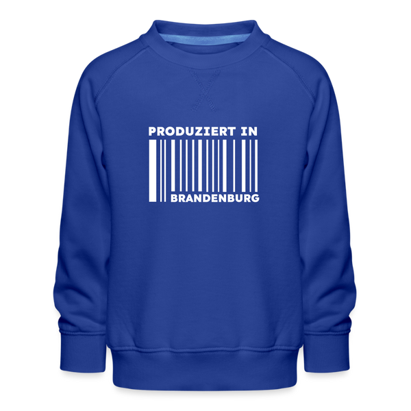 PRODUZIERT IN BRANDENBURG - Kinder Premium Sweatshirt - Royalblau