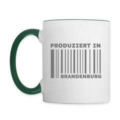 PRODUZIERT IN BRANDENBURG - Tasse zweifarbig