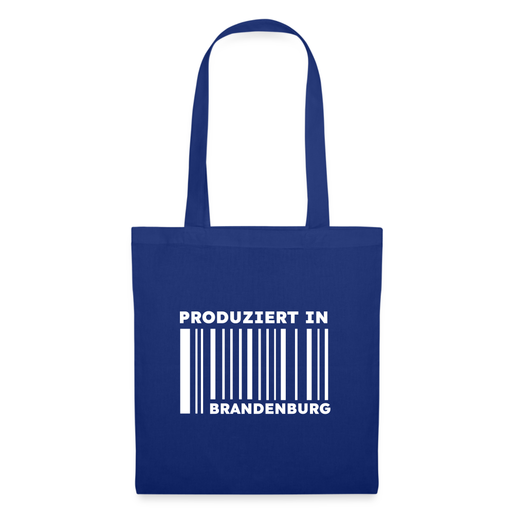 PRODUZIERT IN BRANDENBURG - Stoffbeutel - Royalblau