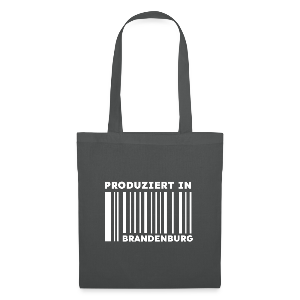PRODUZIERT IN BRANDENBURG - Stoffbeutel - Graphite