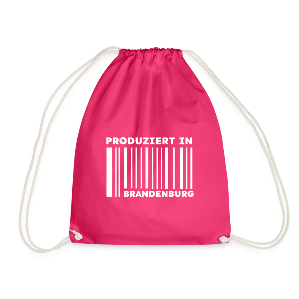 PRODUZIERT IN BRANDENBURG - Turnbeutel - Fuchsia