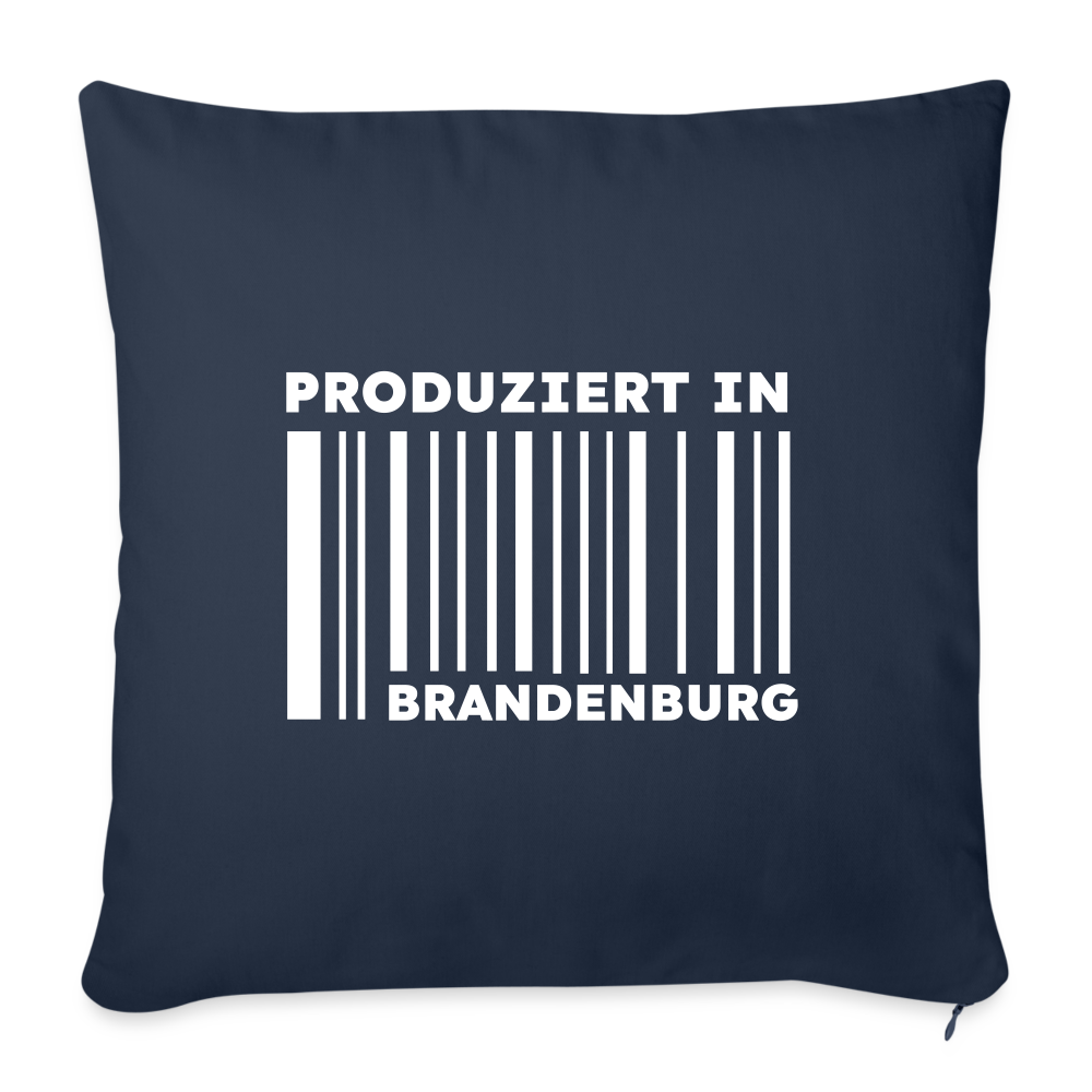 PRODUZIERT IN BRANDENBURG - Sofakissen mit Füllung (45 x 45 cm) - Navy