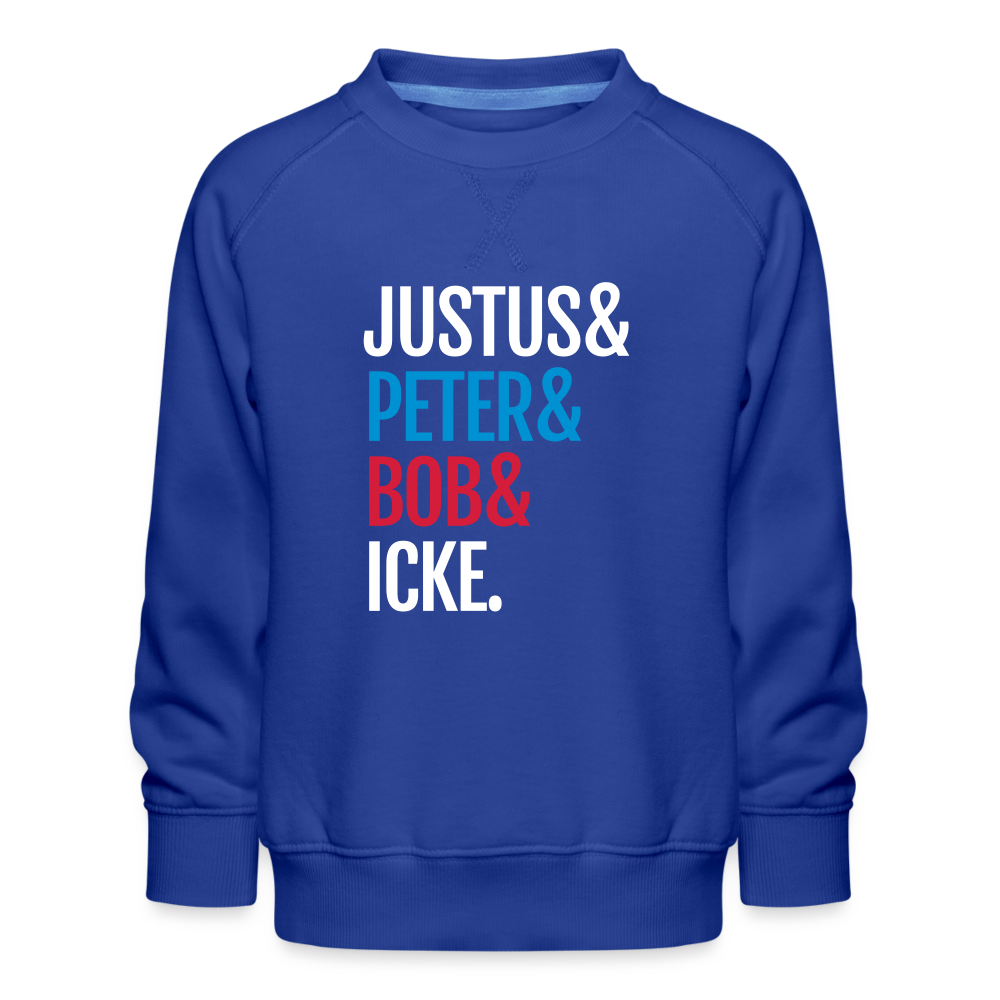 Justus & Peter & Bob & Icke - Kinder Premium Sweatshirt - Royalblau