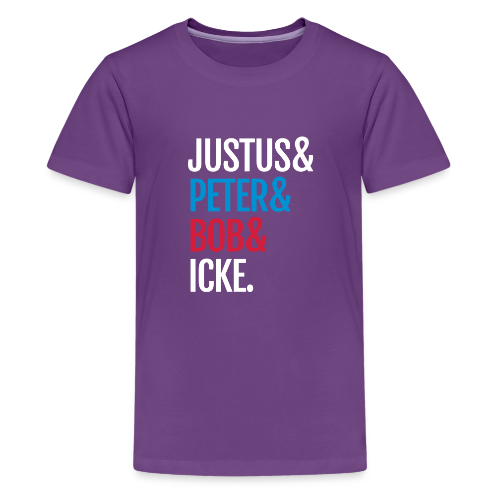 Justus & Peter & Bob & Icke - Teenager Premium T-Shirt - Lila