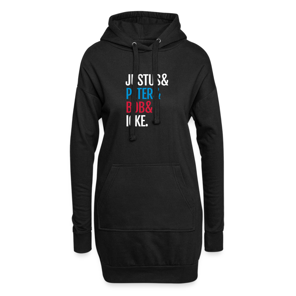 Justus & Peter & Bob & Icke - Hoodie-Kleid - Schwarz