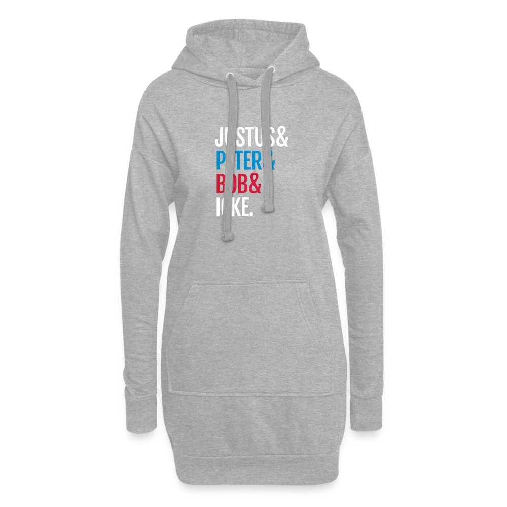 Justus & Peter & Bob & Icke - Hoodie-Kleid - Grau meliert