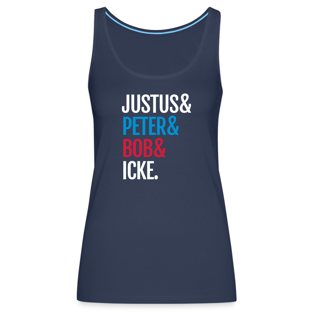 Justus & Peter & Bob & Icke - Frauen Premium Tank Top - Navy