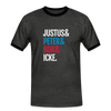 Justus & Peter & Bob & Icke - Männer Ringer T-Shirt - Anthrazit/Schwarz