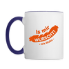 Is mir Wurscht - Tasse zweifarbig