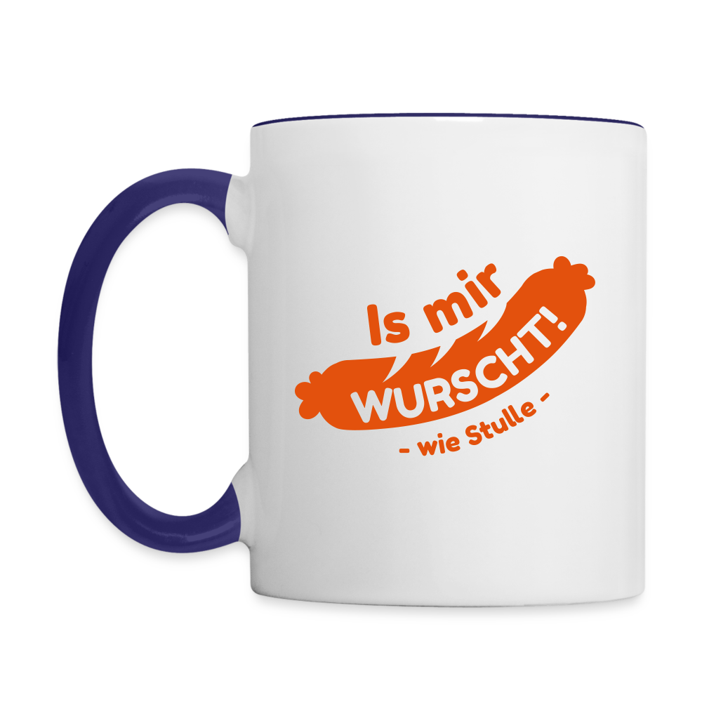Is mir Wurscht - Tasse zweifarbig