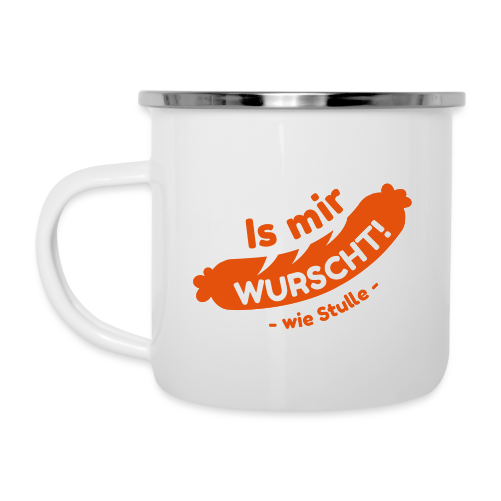Is mir Wurscht - Emaille Tasse
