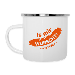 Is mir Wurscht - Emaille Tasse