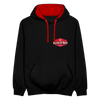 KNORKE lebt! - Kontrast Hoodie - Schwarz/Rot