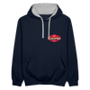 KNORKE lebt! - Kontrast Hoodie - Navy/Grau meliert
