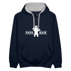 Papa Bär - Kontrast Hoodie