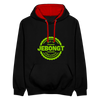 Jebongt Freunde - Kontrast Hoodie - Schwarz/Rot