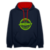 Jebongt Freunde - Kontrast Hoodie - Navy/Rot